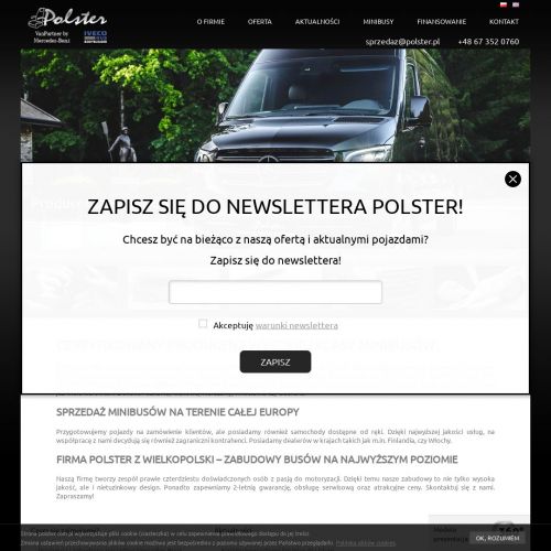 Zabudowa minibusów wielkopolska w Krakowie