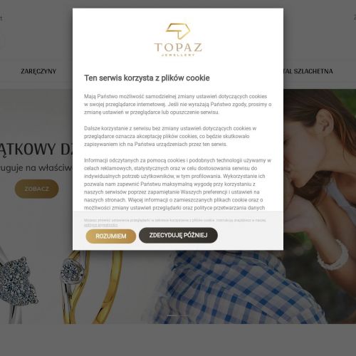 Pierścionek zaręczynowy z brylantem w Bydgoszczy