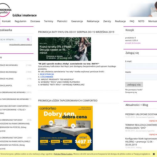 Materace dla dzieci w Krakowie