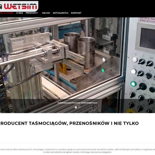 Przenośniki taśmowe producent