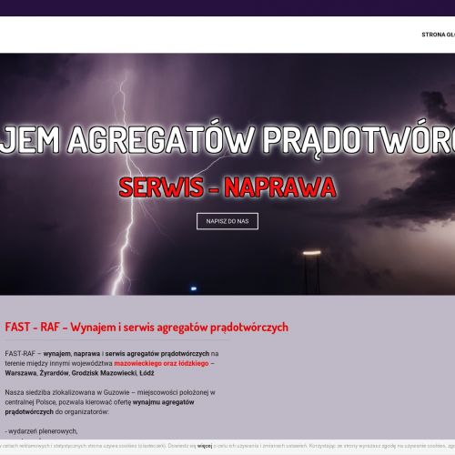 Wynajem agregatów prądotwórczych cennik - Warszawa