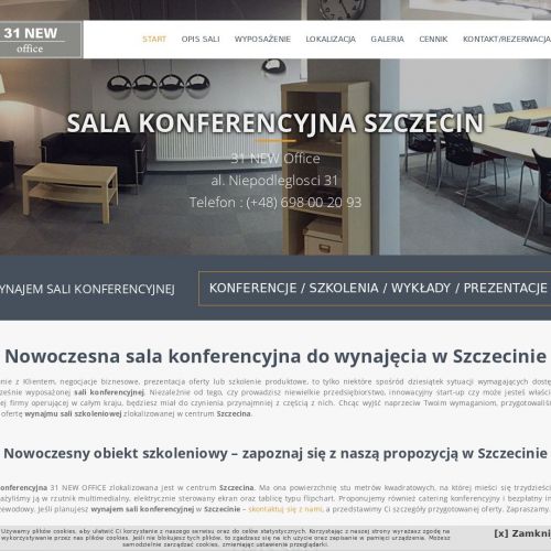 Szczecin - sala konferencyjna do wynajęcia