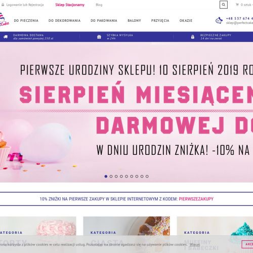 Warszawa - akcesoria na przyjęcia