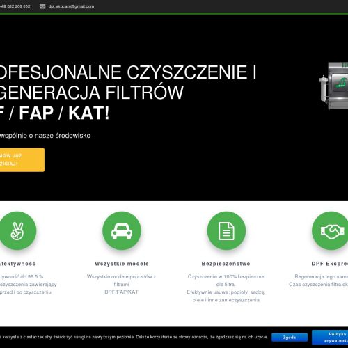 Czyszczenie filtrów dpf przytkowice w Bochni