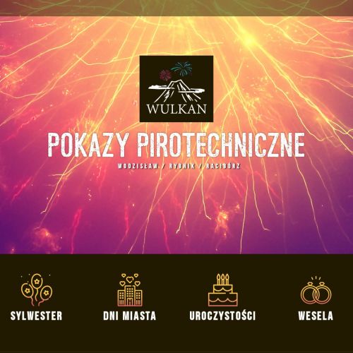 Pokazy sztucznych ogni na wesele śląsk w Raciborzu