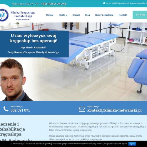 Piaseczno - masaż kręgosłupa