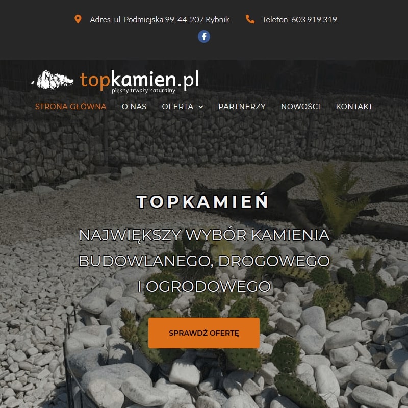 Kamień drogowy Rybnik