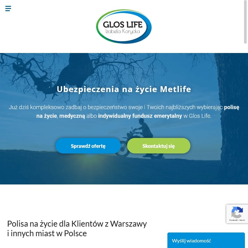 Polisa na życie online - Płońsk