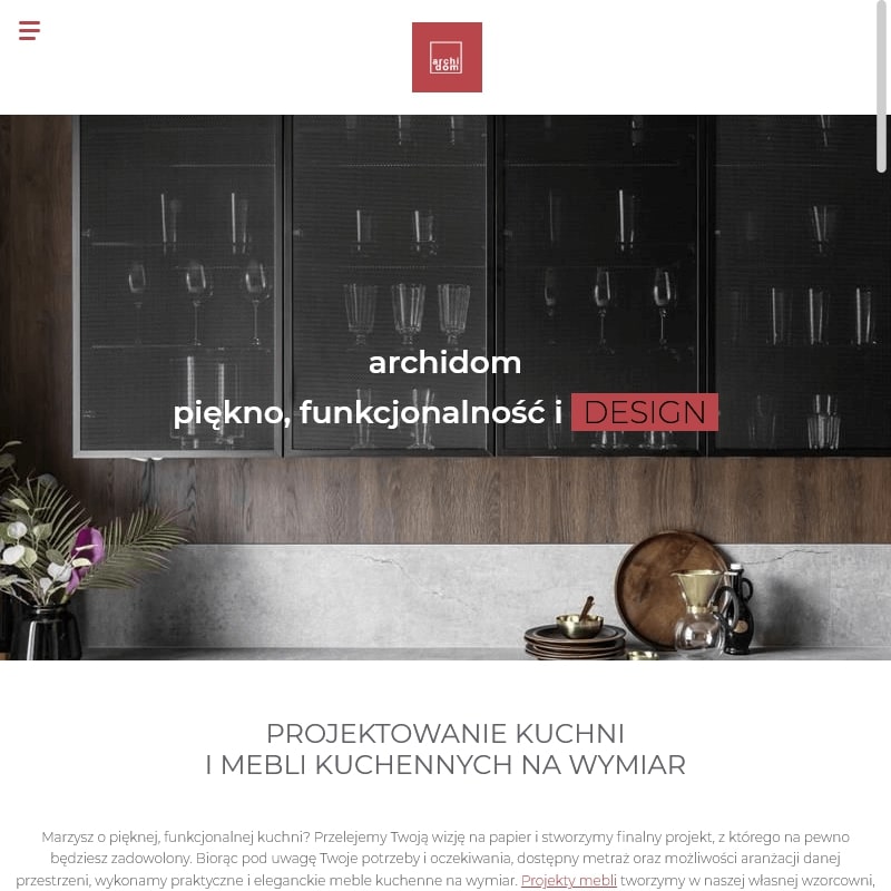 Kraków - projektowanie mebli do kuchni