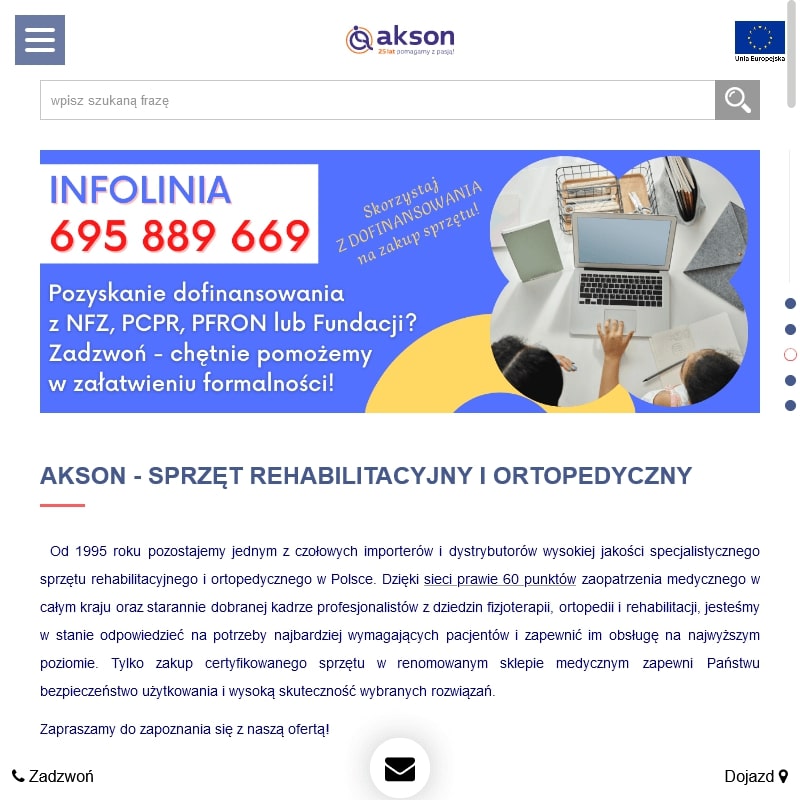 Sprzęt rehabilitacyjny w Warszawie