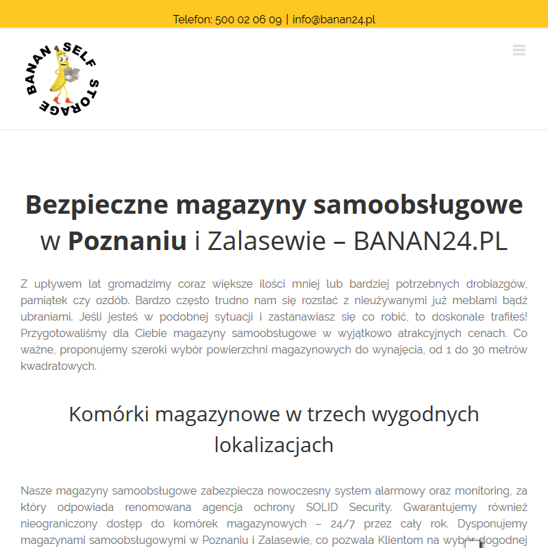 Przestrzeń magazynowa do wynajęcia w Poznaniu