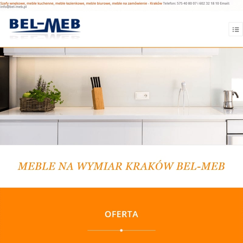 Meble kuchenne na wymiar kraków nowa huta w Krakowie