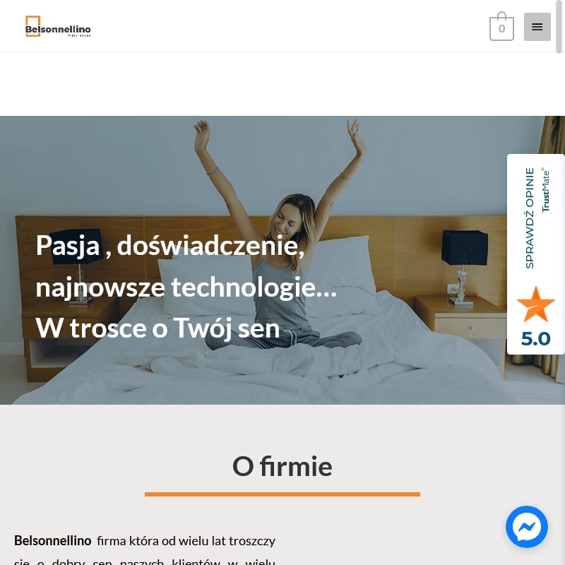 Materac do spania twardy