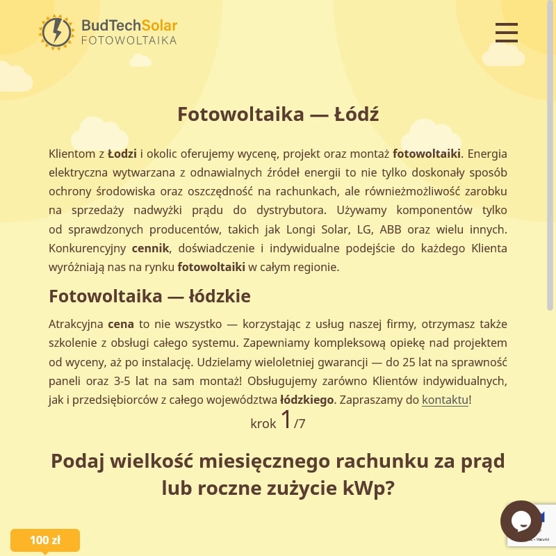 Fotowoltaika na mikroinwerterach w Łodzi