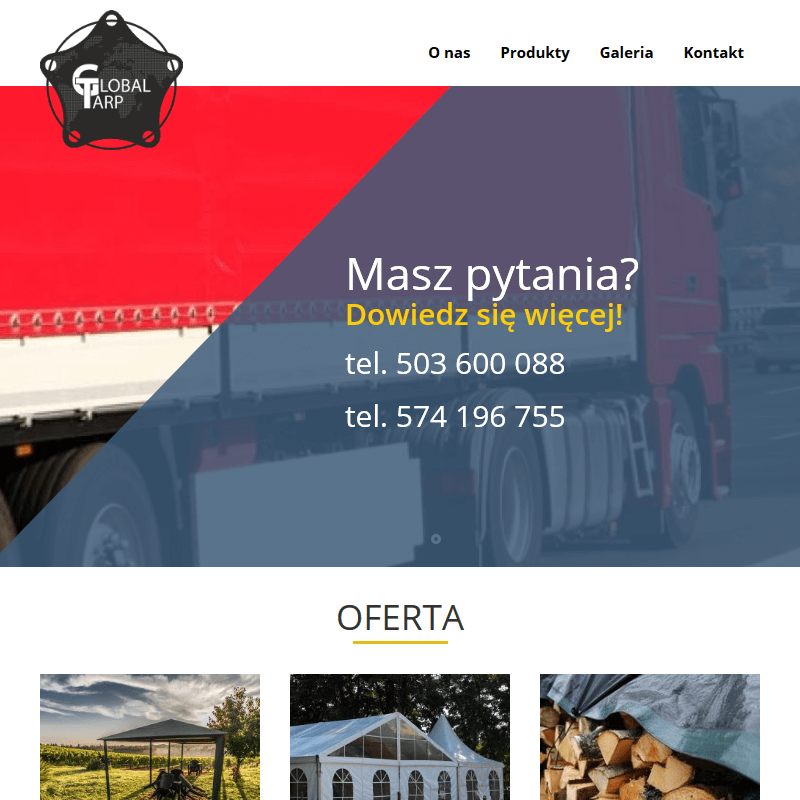 Gdańsk - plandeki na samochody typu tir