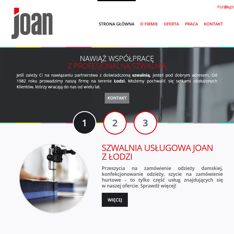 Szwalnia usługowa w Łodzi