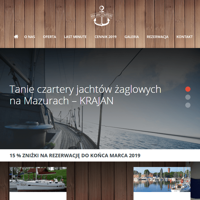Czartery w Giżycku