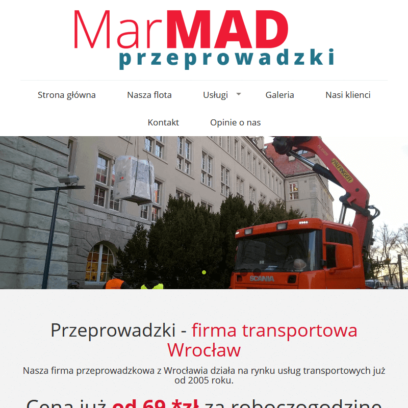Wrocław - transport przeprowadzki