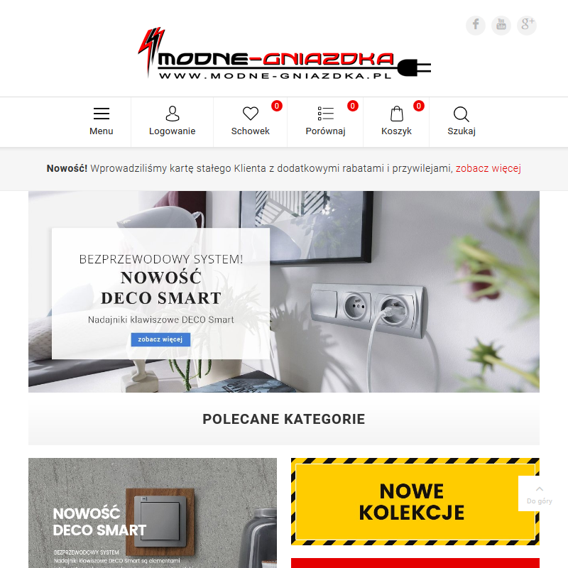 Gniazda simon 54 cena - łomianki