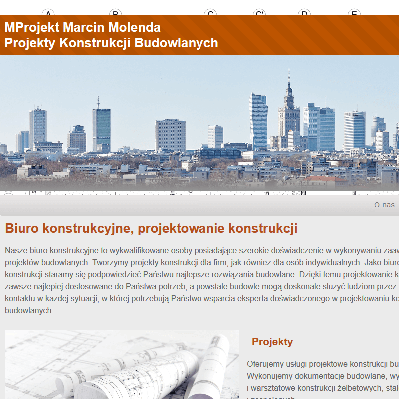 Warszawa - projekty konstrukcji budowlanych mazowieckie