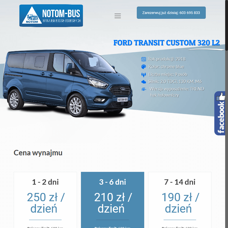 Wynajem vanów śrem - Leszno