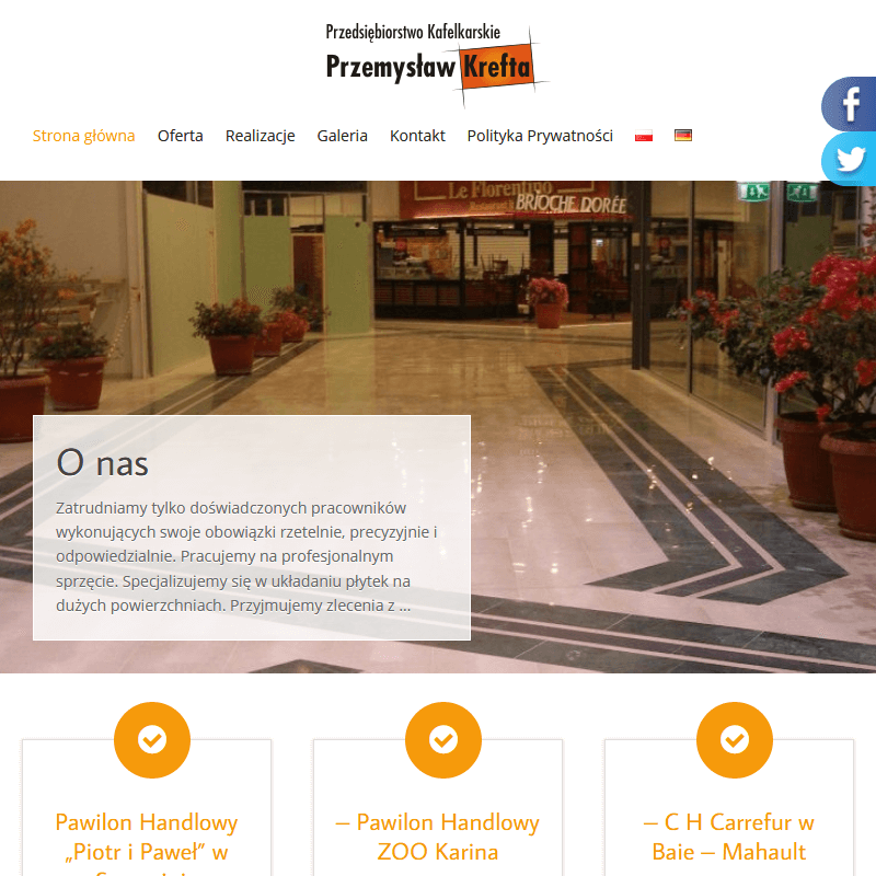 Montaż płytek w obiektach przemysłowych Gdańsk