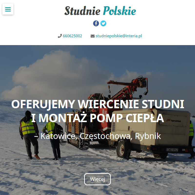 Rybnik - odwierty pod pompy ciepła