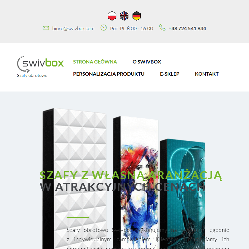 Producent designerskich szaf do przedpokoju